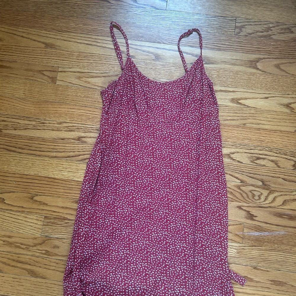Brandy Melville red floral dress